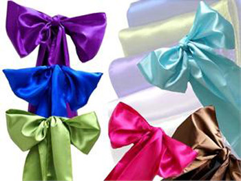 Satin Sashes - Events & Themes - satin sashes for rent wedding chair covers